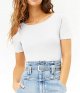 Women's round neck long sleeved short sleeved basic elastic jumpsuit