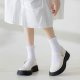 Womens Socks, Breathable Cool Knit Cotton Lettuce Crew Frilly Sock (6 Pairs)